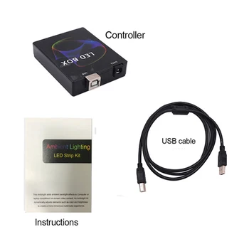 Ambient Controller Kit Image Music Sync 5V USB TV HDTV компютърен монитор подсветка PC мечта екран светлина кутия за RGB LED лента