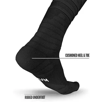 Мъжки футболни чорапи Изключително дълги подплатени футболни чорапи Футбол над коляното Атлетични футболни чорапи