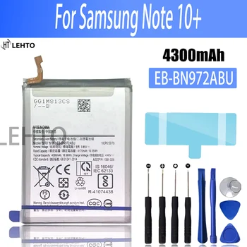 100% батерия EB-BN972ABU 4300mAh за Samsung Galaxy Note 10+ Note 10 Plus SM-N975F SM-N975DS телефонни батерии