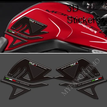 Чудовище 937 За Ducati мотоциклет Decals Комплект газово гориво Комплект за защита на коляното Дръжки за подложки за резервоари за коляно 2021 2022