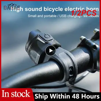 1/2PCS Bell USB Electric Horn Road Bike Mountain Bike Children's Car Warning Electric Bell Bike Accessories
