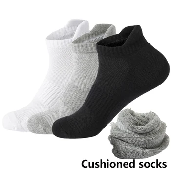 дишаща мрежа атлетични хавлиени чорапи Омекотени, управляващи влагата и издръжливи Намалява крака за бягане, туризъм и спорт