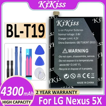 BL-T19 батерия за LG Nexus 5X H791 H798 H790 BLT19 BL T19 BLT19 за Nexus5X 4300mAh Bateria + безплатни инструменти