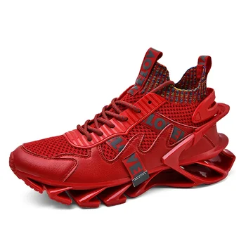 2023 Обувки за бягане Леки маратонки Мъжки неплъзгащи се обувки за бягане Дишаща мрежа Спортни обувки за мъже Джогинг Работа Фитнес