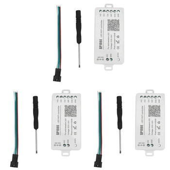 ABSF 3X SP108E LED Wifi магически контролер WS2812B WS2813 и т.н. LED лента модул светлина Smart APP безжичен контрол