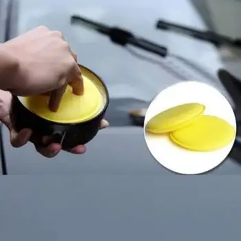 12Pcs Кола маска полски гъба апликатор подложки за почистване на автомобили превозни средства стъкло кола аксесоари
