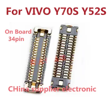 10pcs-100pcs За VIVO Y70S Y52S LCD екран дисплей база дънна платка кабел връзка ключалката FPC конектор на борда Flex 34-пинов