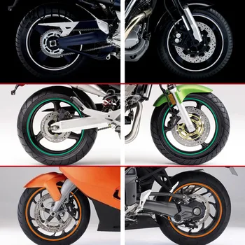 Wheel стикер светлоотразителни джанта ивица лента велосипед мотоциклет стикери за Honda за Kawasaki Z750 Z800 за YAMAHA MT07 MT09 MT10 R1