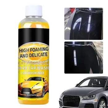 Auto Shampoo Cleaner 3.2oz Шампоан за кола с висока концентрация Безопасна пяна за полиране на автомобили Течна неутрална формула за птичи изпражнения