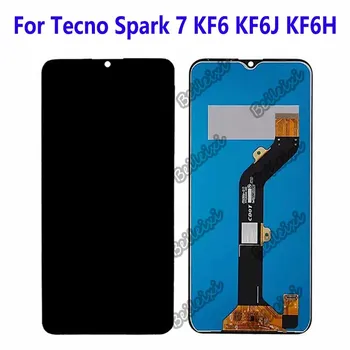 За Tecno Spark 7 KF6 KF6J KF6H KF6i KF6k KF6m KF6n LCD дисплей сензорен екран дигитайзер събрание за Tecno Spark 7T KF6p