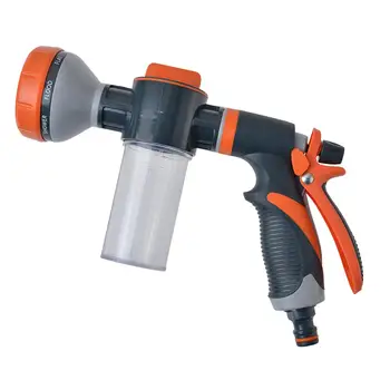 Foam Lance Water Gun Удобна дръжка 8 Режим на пръскане за градинско поливане