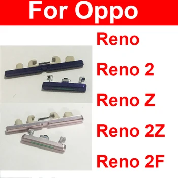 За OPPO Reno 2 Z 2Z 2F Бутони за сила на звука ON OFF Бутон за сила на звука Нагоре Надолу Странични клавиатури Flex кабел подмяна ремонтни части