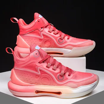 Марка качество високи баскетболни обувки за мъже дишаща атлетичен мъжки маратонки обучение кошница ботуши мъжки фитнес спортни обувки жени
