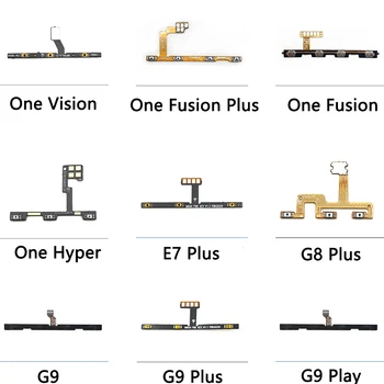 10PCS Изключване на звука Страничен ключ Бутон Flex кабел за Moto G50 G8 G9 E7 Plus Power One Fusion Plus Vision Hyper Macro G30
