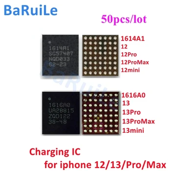BaRuiLe 50pcs зарядно зареждане IC U2 USB Tristar IC 1614A1 1616A0 за iphone 8 X 12 13 Pro Max 13mini 1616AO 1612A1 ремонтни части
