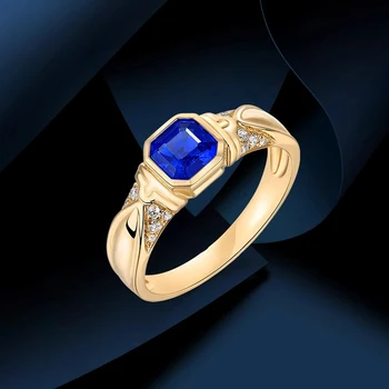 IGI сертифицирани K златни пръстени Lab отглеждани скъпоценни камъни пръстени за жени 2024 Нов дизайн по поръчка фини бижута сватбени пръстени