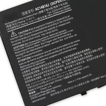 Резервна батерия за лаптоп AC14B13J за Acer ES1-512 V3-111P CB3-531 MS2394 EX2519 N15W4 ES1-511 AspireE11 ES1-311 AC14B18J