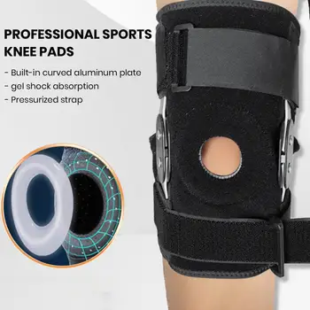 Подложки за коляното за бягане Професионални предпазители за коляното за облекчаване на болки в ставите Крайна компресионна скоба за бягане Колоездене Футболни спортове