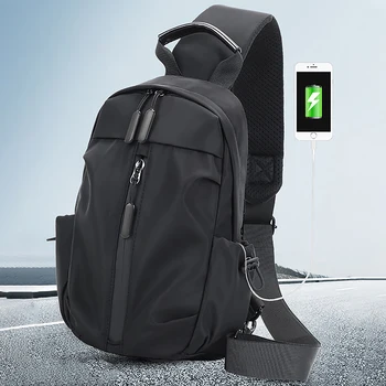 Преносими пътуващи мъже многофункционални голям капацитет USB зареждане лаптоп раница мода Оксфорд кърпа водоустойчиви училищни чанти