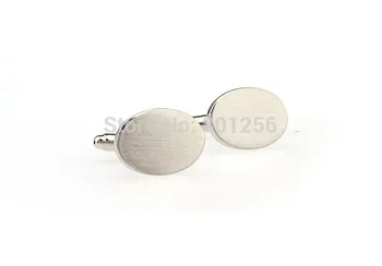 Безплатна доставка Гравирани копчета за ръкавели сребърен цвят drawbench дизайн меден материал мъже копчета за ръкавели whoelsale&retail