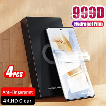 Honor90 5G случай 4PCS мек хидрогел филм за чест 90 5G 2023 REA-NX9 6.7