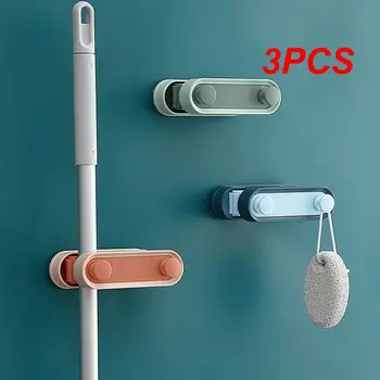 3PCS Free Punch Organizer Спестяване на място Удобен лесен за инсталиране Универсална кука за съхранение от неръждаема стомана
