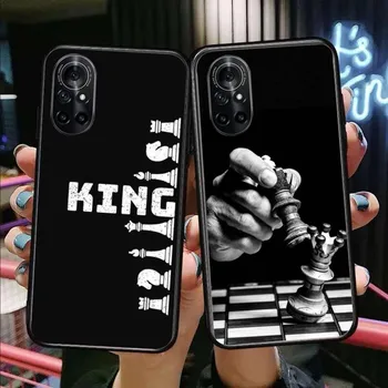 Chess King мобилен мобилен телефон случай за чест 90 70 50 20 7S X9 X8 X7 магия 4 3 Pro черен мек телефон капак Funda