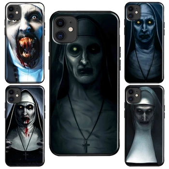 Калъфът на ужасите на монахинята Валак за iPhone X XR XS Max 6S 8 7 Plus SE2 капак за iPhone 11 14 13 Pro Max 12 мини Fundas