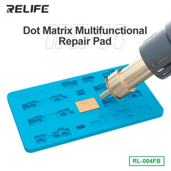 RELIFE RL-004FB IPX-14 Dot Matrix Многофункционална ремонтна подложка с фиксиран слот Високотемпературна FACE ID устойчива фиксирана подложка за закрепване