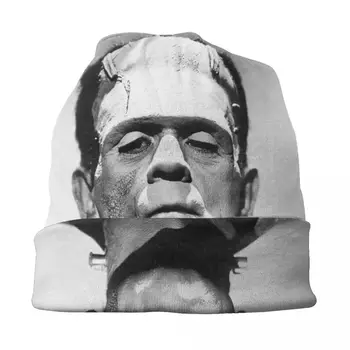 Frankenstein Skullies Beanies Caps Cool Winter Warm Women Men Knitted Hat Unisex Adult Horror Halloween Monster Bonnet Hats
