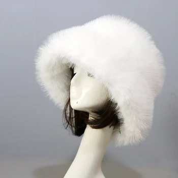 Рибарска шапка Нова имитация на козина за зимна топлина