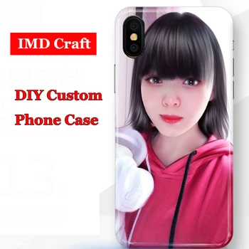 DIY IMD калъфи за iPhone 12 Pro Max Mini 11 XS XR X SE 2020 7 8 Plus Case Персонализиран текст за снимка на снимка Гладка мека корица Funda