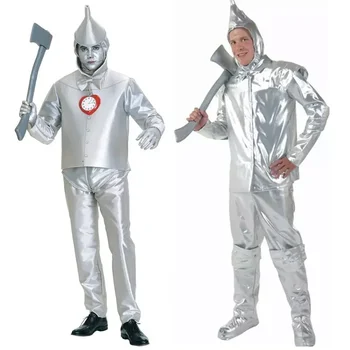 Великден Пурим Хелоуин костюм за мъже Магьосникът от Оз Tin Man костюми Cosplay за възрастни
