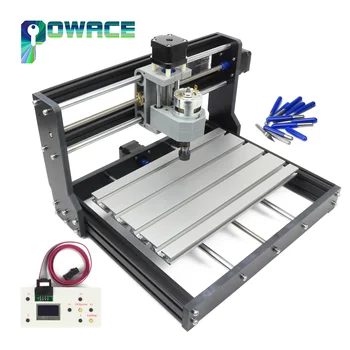 【EU Stock】DIY Mini CNC лазерен рутер фреза дървообработваща машина 3018 Pro 3 ос + ER11 Collet