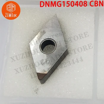 DNMG150408 CBN Борен нитрид диамантен карбид диамант Вмъкване Външен инструмент за струговане на дърво DNMG острие за стомана / стомана с висока твърдост