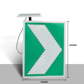Висока яркост слънчеви пътни знаци Ръководство за пътно строителство Flash Led Board стрелка знак
