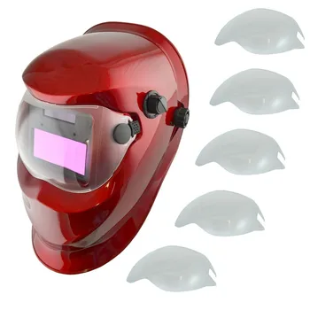 1Pcs резервни заваръчни лещи 1mm прозрачен PC защитен външен обектив заваръчен шлем маска капак филтър за стандартно запояване