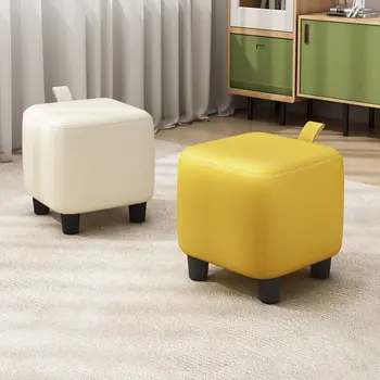 Модерни прости малки столове Всекидневна Обувки за смяна на табуретки Домакински столове & Османци Creative Technology кърпа диван пейка