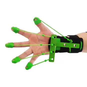 Силиконов пръст треньор китката сила упражнение ръка сцепление пръст разширител тренировка ръка захващане рехабилитация тренировка
