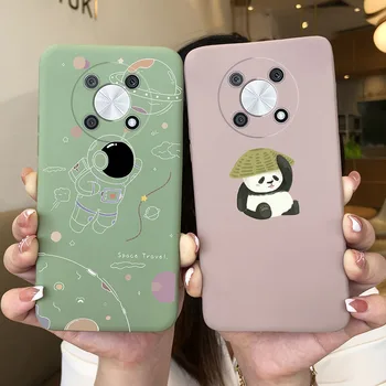Калъф за телефон за Huawei Nova Y90 сладък мечка карикатура животински стил мека черупка за Huawei NovaY90 Y 90 Нов дизайн преобладаващи Fundas