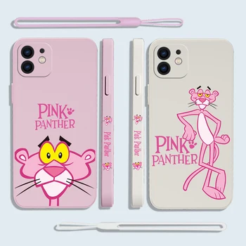 Розов калъф за телефон Panther за Xiaomi Redmi Note 12 11 11T 10 10S 9 Pro Plus 10C 9A 9C 9T K40 K50 K60 4G 5G с каишка за ръка