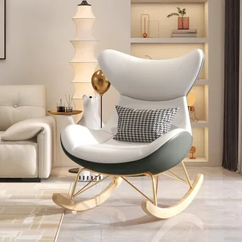 Дизайн Еластични холни столове Модерна спалня Удобен шезлонг Диван Кожа Muebles De La Sala Секционни мебели за стаи