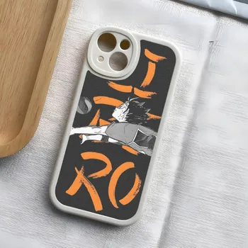 Япония Аниме Haikyuu любов волейбол телефон случай 2023 за IPhone 14 11 12 13 Агнешка кожа силикон Pro Max Mini X XR XS 7 8 плюс капак