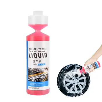  Течност за миене на автомобили Продукти за автоматично детайлизиране Течен спрей Пяна за измиване Външна грижа Почистващи консумативи 1000ML Авто аксесоари
