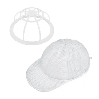 Hat Протектор за измиване на бейзболна шапка Почистващ препарат за бейзболна шапка Шайба за пране Чанта за измиване на шапка