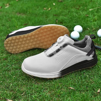 2023 Нови мъжки обувки за голф Удобни професионални мъжки спортни обувки за фитнес на открито Мъжки голф