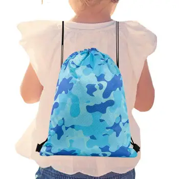 Детска плувна чанта Сладки животни Плажна раница за деца Плувна чанта Момичета Плажен басейн Плувайте мокра и суха раница за открито