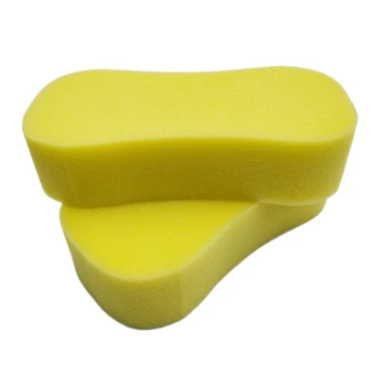 Гъба за автомивка Екстра голям размер миеща целулоза супер абсорбираща многофункционална почистваща гъба - жълта 10 опаковки
