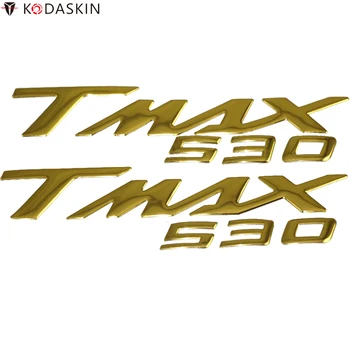 KODASKIN 3D повдигнати стикери Емблеми Ваденки Хромирани мотоциклетни лога за YAMAHA TMAX 530 tmax530 t max 530 аксесоари
