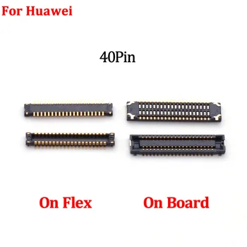 10Pcs LCD дисплей екран Flex FPC конектор щепсел за Huawei GR5 2017 P6 P9 плюс чест 8 P20 P8 P9 Mate9 Mate 9 Lite съвет 40 пинов
